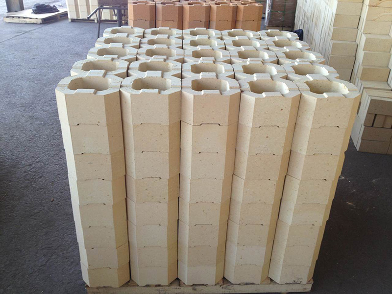 Refractories for glass and frit