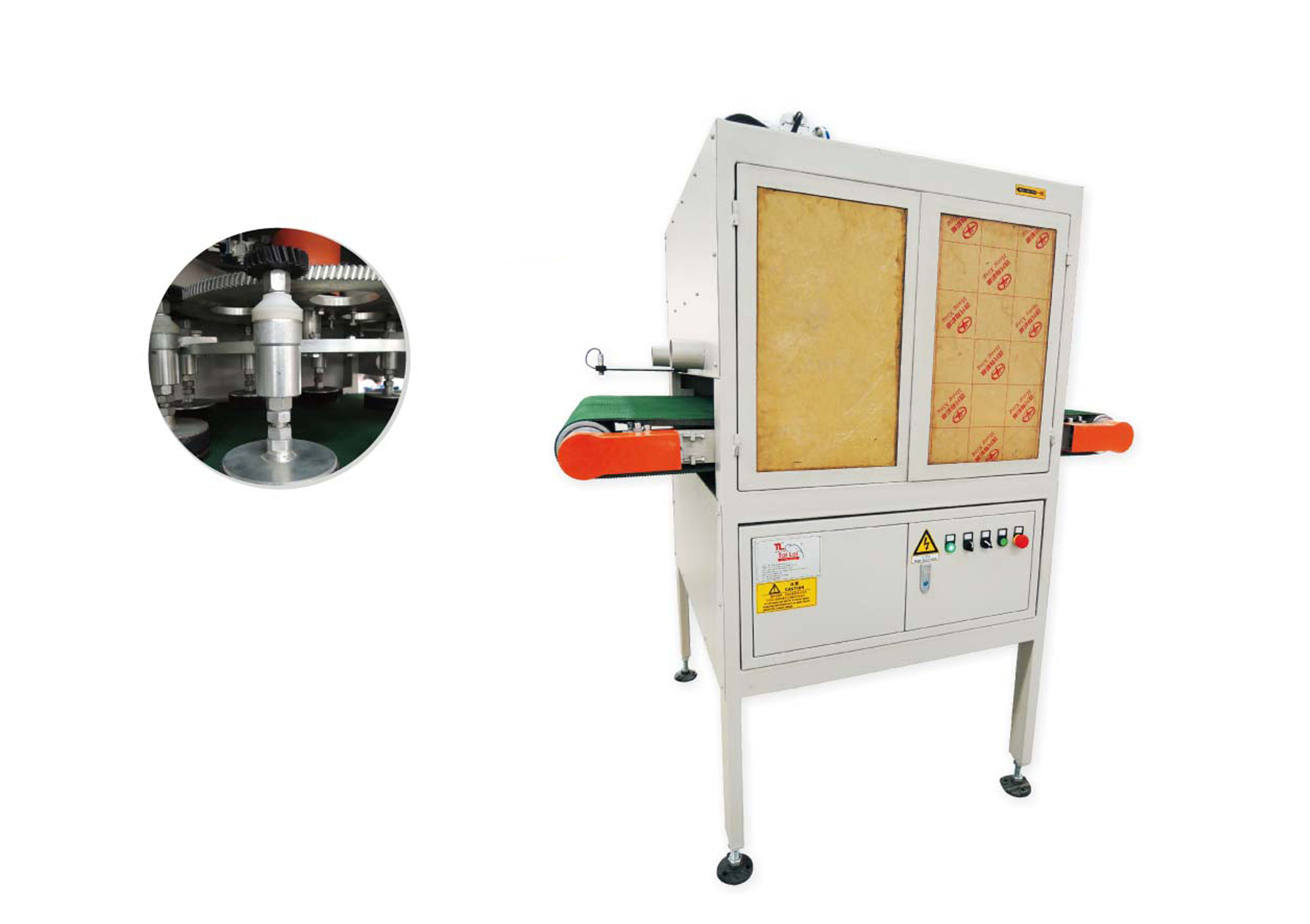 0206.磨釉機(jī)Glaze brushing machine for rustic tiles